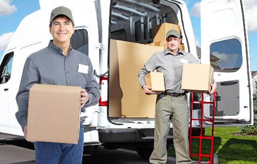 Satisfied client enjoying a hassle-free furniture pick-up experience