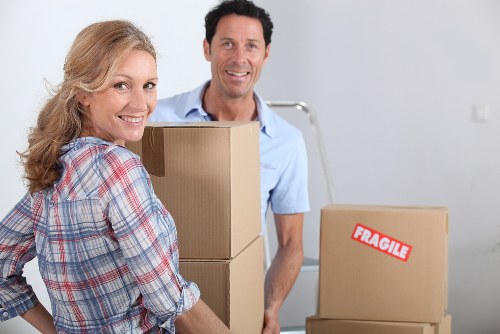 Experienced moving team navigating Bermondsey streets
